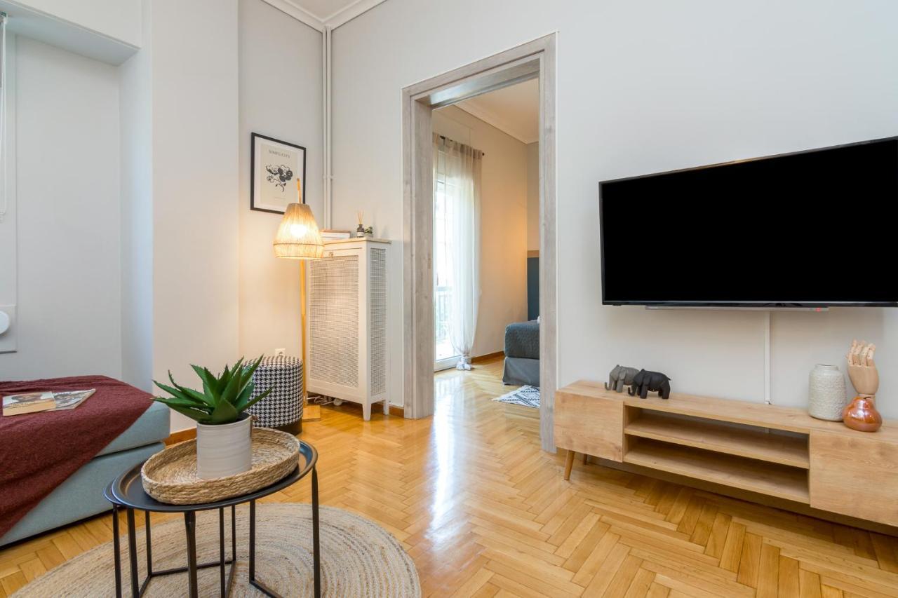 Spacious 2 Bedroom Apartment In Koukaki Athen Exterior foto